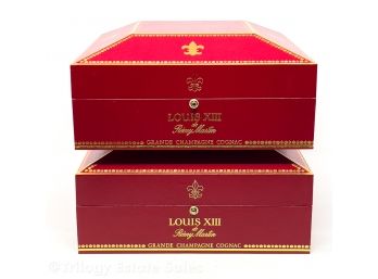 Louis XIII Remy Matin Baccarat Decanter In Presentation Box & Extra Stained Presentation Box