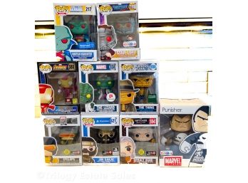 FUNKO Exclusives Lot Of 10 Wal-Mart, ToysRUs, Barnes & Noble, GameStop, Walgreens All New In Box