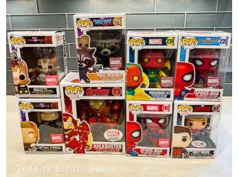 FUNKO Pop! Marvel Lot Of 8 All New In Box