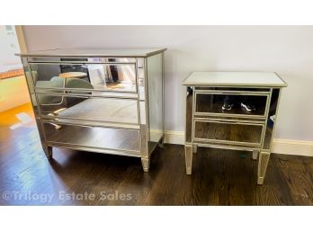 Pottery Barn Park Mirror Dresser & Night Stand