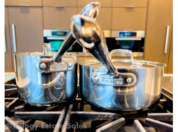 Two All-Clad Sauce Pans