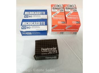 Unused Microcasettes XD60 XB60 & TP2 Telephone Pickup