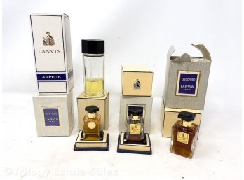 Assorted Lanvin Paris Perfumes Some NIB Crescendo Pretexte My Sin Arpege