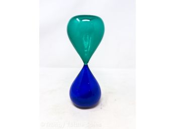 Paolo Venini 'Clessidra' Signed Handblown Art Glass Hour-Glass