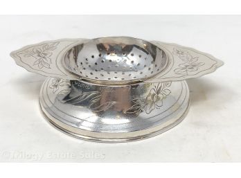 Russian Silver Tea Bag Strainer 76 Grams