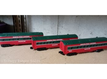 Lionel North Pole Central Rolling Stock Dancer Prancer Dasher