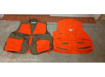 Two Colombia Hunting/Shooting/Shotgun Vests