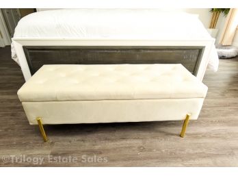 Tufted Storage Bench