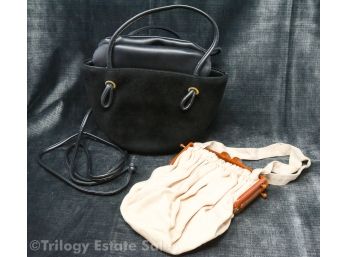 Vintage Miss Bergdorf And Bakelite Handle Purses