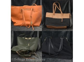 Four Large Tote Bag Purses Steve Madden And No Name