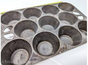 Cast Iron Popover Pan - Possibly Griswold & Food MIll