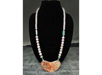 Stone Beaded Necklace