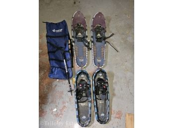 Two Sets Of Snow Shoes