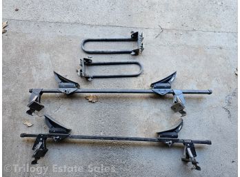 Thule 50' Square Bar Roof Racks Bike Kayak Cradles