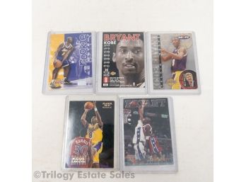 Kobe Bryant Rookie Cards In Top Loaders