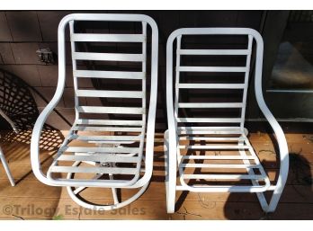 Outdoor Rocking Chair, Side Chair, Footstool & Side Table