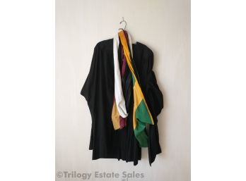 Vintage 1962 Academic Robes With Two Hoods