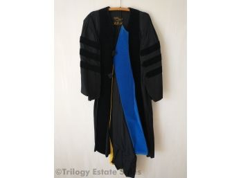 Vintage 1980 Academic Doctoral Graduation Robes