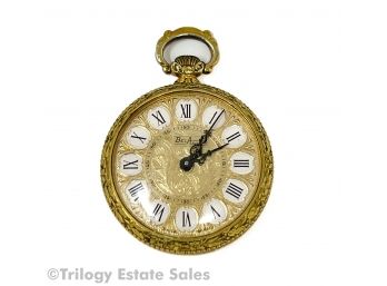 Vintage Bel Art Gold Plated Ladies Pocket Watch