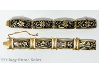 Two Damascene Bracelets