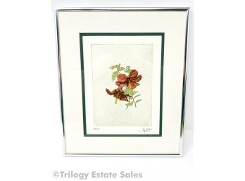 Hibiscus Signed & Numbered Bob Lafferandre Hand-Pulled Etching