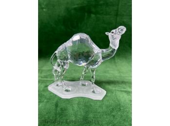 Swarovski Crystal Camel #7602 With Original Box