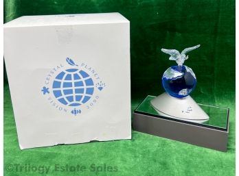 Swarovski Crystal Planet 2000 With Original Box And Stand Included