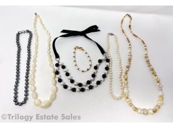 Three Costume Jewelry Necklaces