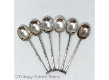 Anique Birmingham England Sterling Silver Demitasse Spoons 1.125ozt