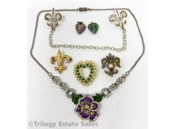 Fleur De Lis Brooches And Other PIns