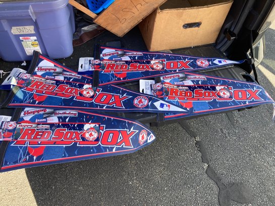 4 Red Sox Pennants