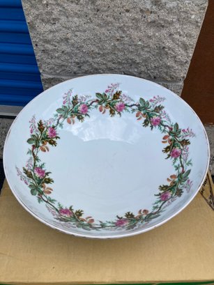 Large Decorative Porcelain Bowl