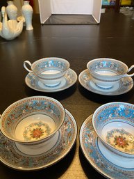 Set Of 4 Cups & Saucers - Wedgewood