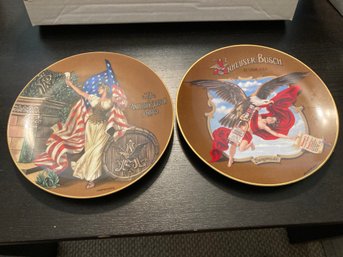 Anheuser Busch Patriotic Plates