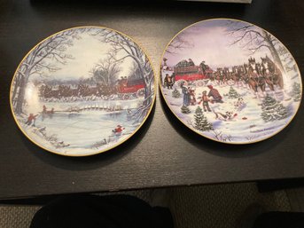 Budweiser Plates With Horses
