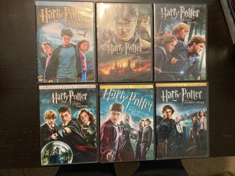 6 Harry Potter DVD'S