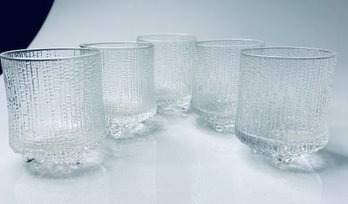 Iittala Ultima Thule 5 Glasses Tapio Wirkkala