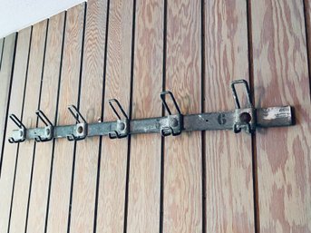 Vintage Galvinized Metal Wall Hooks