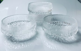 Iittala Ultima Thule 4 Dessert Bowls Tapio Wirkkala