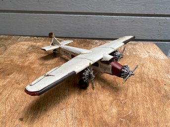 White/Red Model Airplane