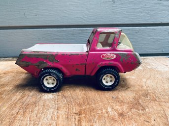 Tonka Pink Pickup Truck Pressed Steel