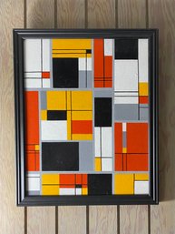 Framed Modernist Painting By Seymour Zayon