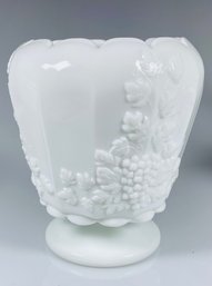 Vintage Milk Glass Vase