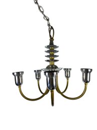 Art Deco Five Arm Chandelier