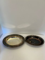 Two Silver Platters