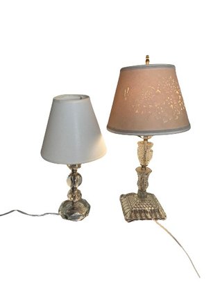 Pair Of Beautiful Crystal Lamps