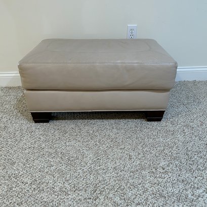 A Large Ottoman / Foot Stool: Matches The Loveseat & Sofa In This Auction