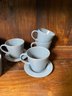 Set Of 6 Ikea Gray Cups And Saucers
