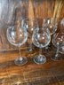 Lot Of 8 Elegant Wine Glasses, Various Sizes
