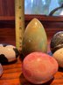 Lot Of 8 Polished Stone Eggs